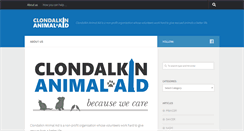Desktop Screenshot of clondalkinanimalaid.com