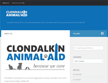 Tablet Screenshot of clondalkinanimalaid.com